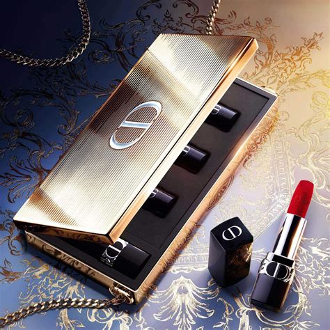 rouge minaudiere dior|christian dior lipstick clutch.